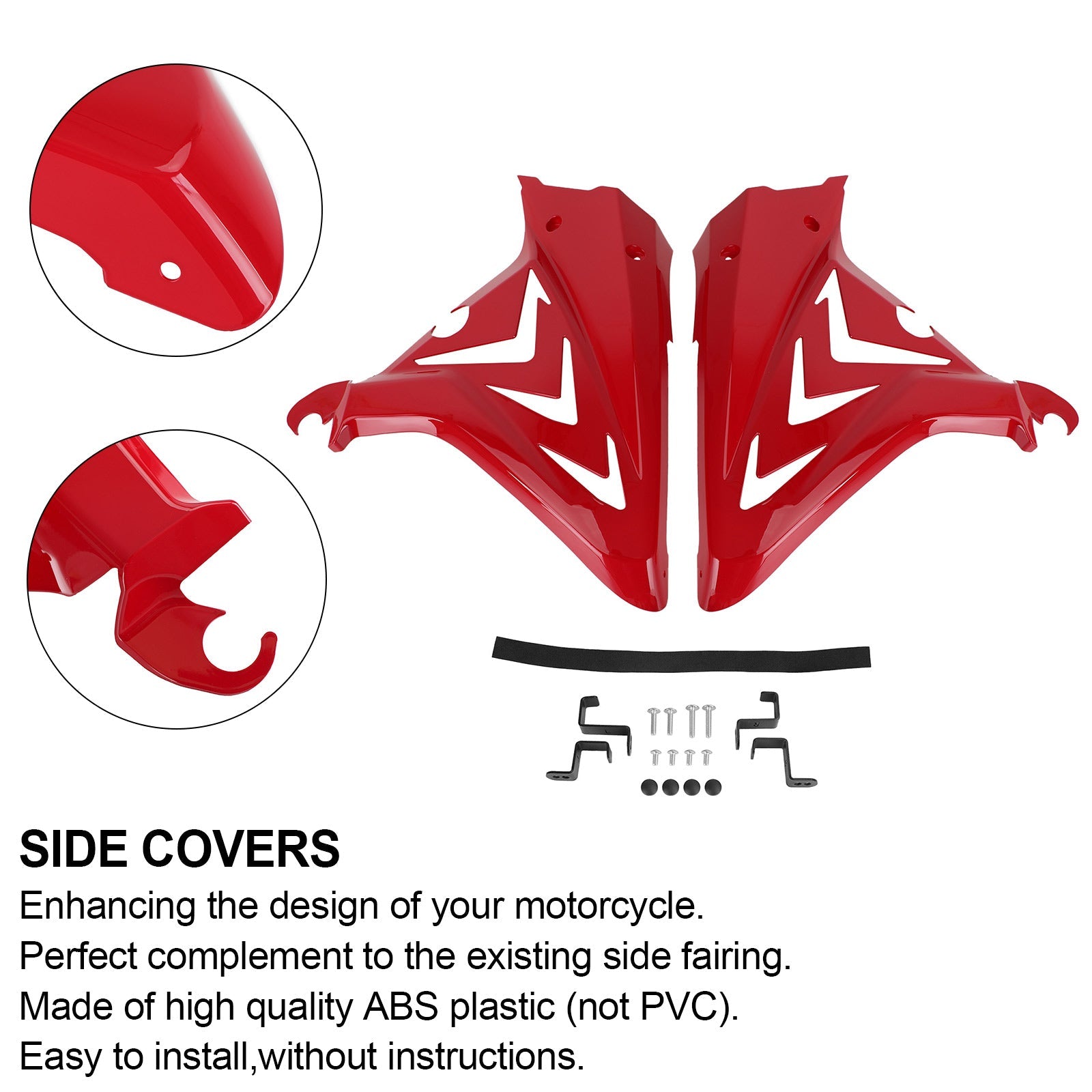 Side Frame Cover Panels Fairings Cowls For Honda CBR650R 2019 2020 2021 Generic