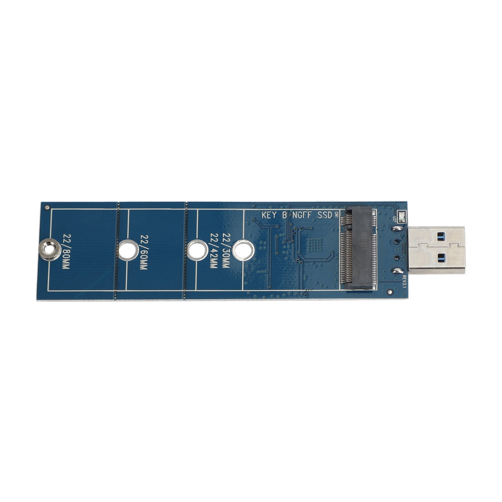 Adaptateur M.2 vers USB clé B adaptateur SSD protocole M.2 SATA pour 2230 2242 2260 2280