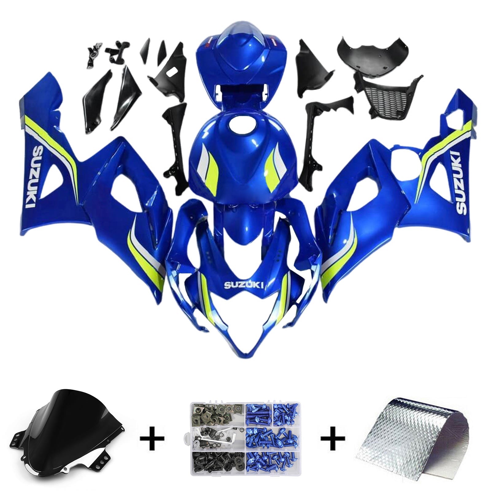 2005-2006 Suzuki GSXR1000 K5 Fairing Kit Bodywork Plastic ABS