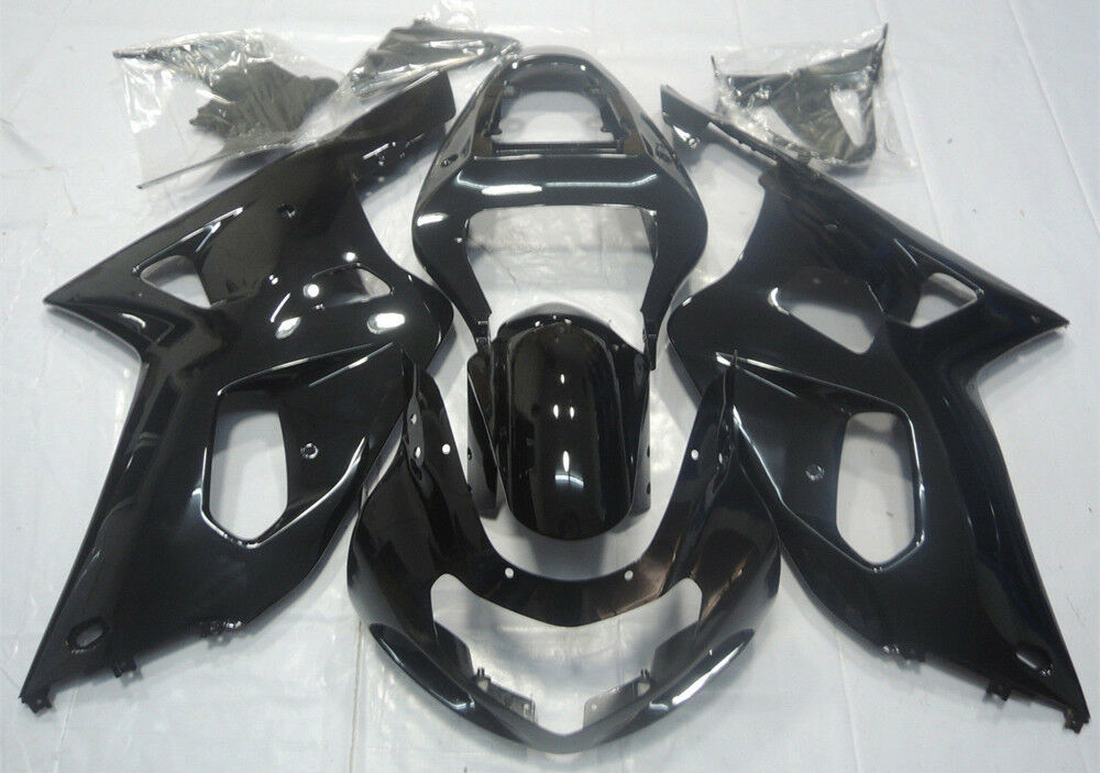 2001-2003 Suzuki GSXR 600 Amotopart Kit de carenado negro brillante