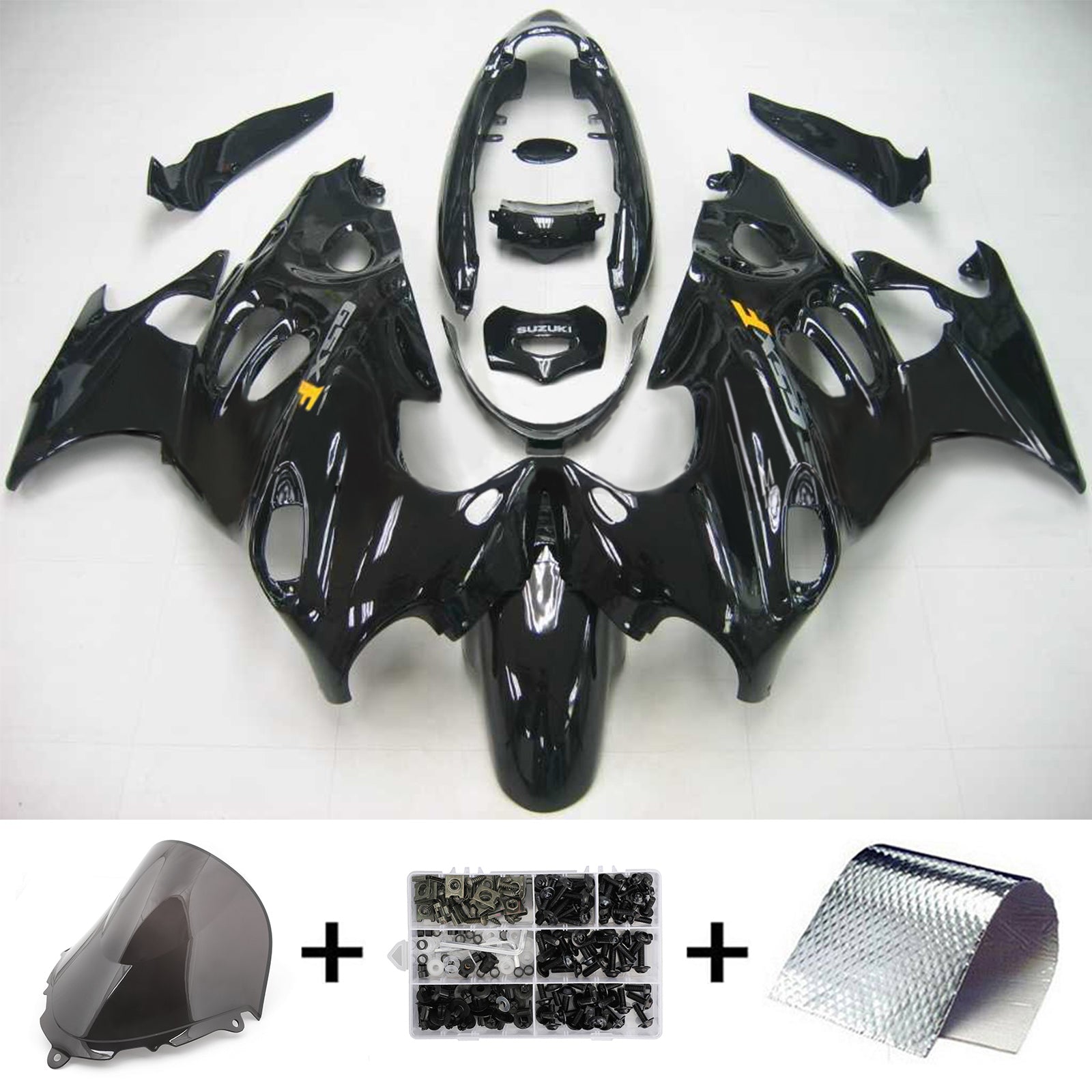 2005-2006 Suzuki Katana GSXF600 GSXF750 Kit de carénage d'injection Amotopart Carrosserie # 112