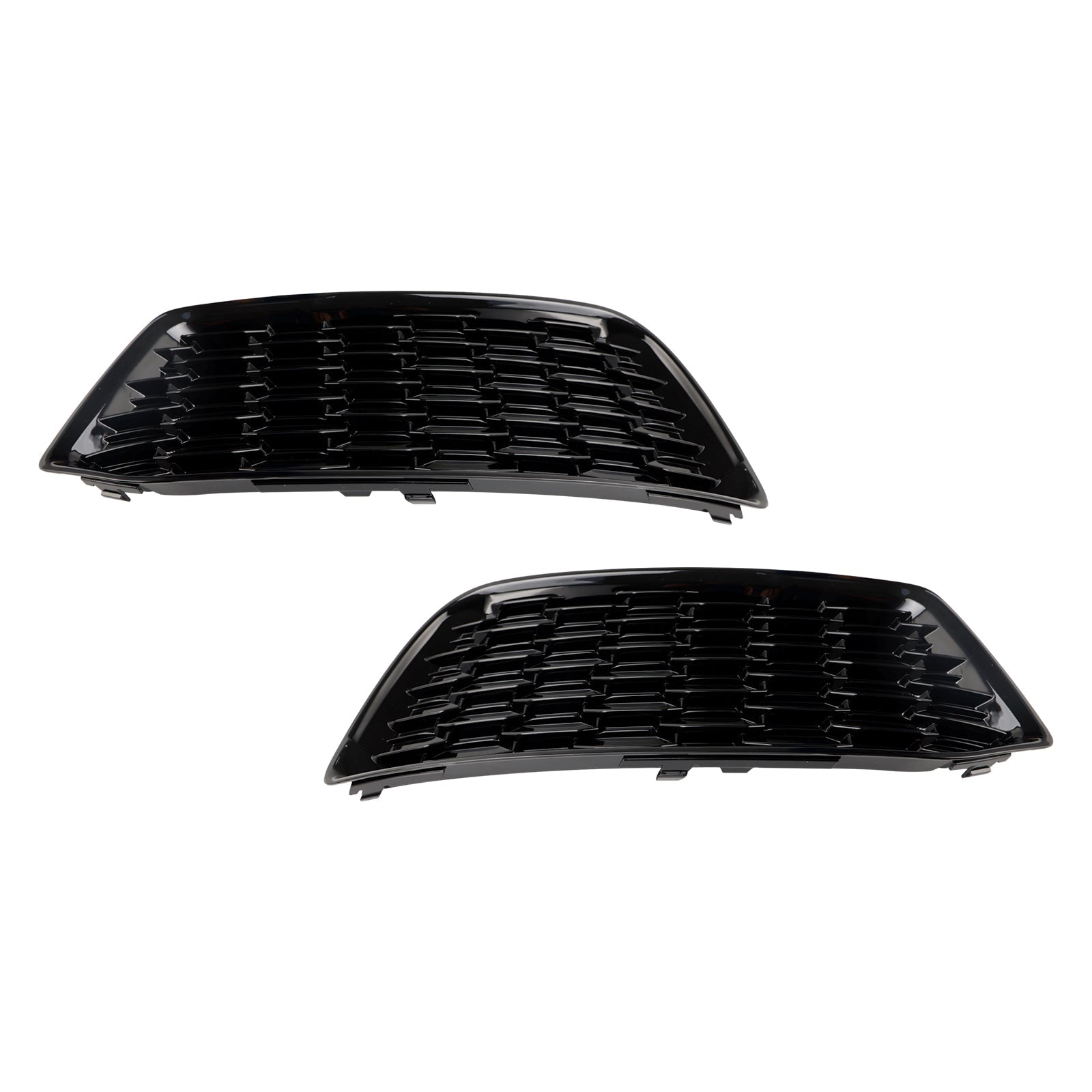 Audi Q5 2018-2022 Mesh 2PCS Front Bumper Cover Grille Grill Bezel Insert