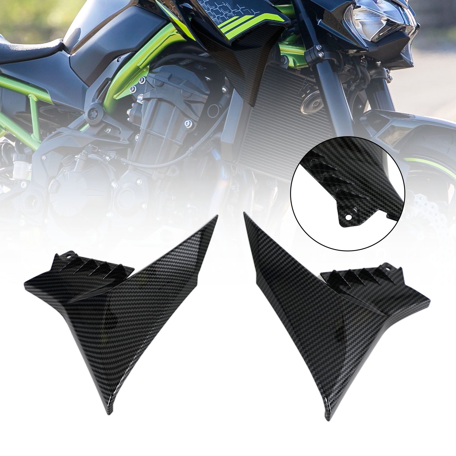 ABS Gastank Voorzijde Trim Cover Panel Kuip Voor Kawasaki Z900 2020-2021