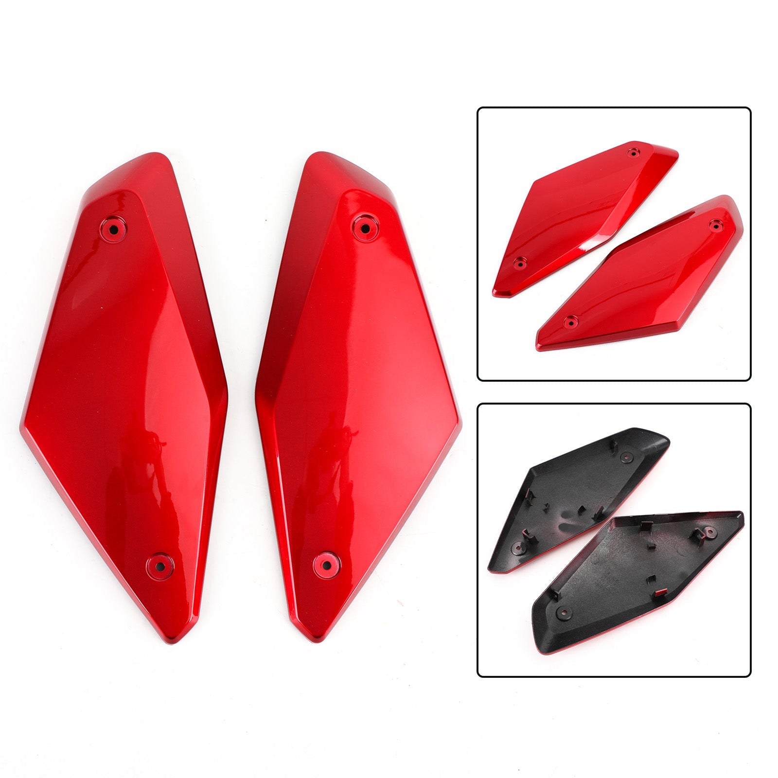 Coque de protection pour panneau latéral de cadre de moto, compatible avec Honda CB650R 2019 – 2020 générique