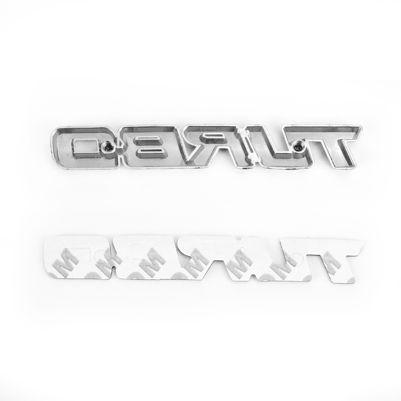 Métal 3D Turbo Logo Emblème De Voiture Badge Autocollant Coffre Pare-chocs Autocollant Argent Générique