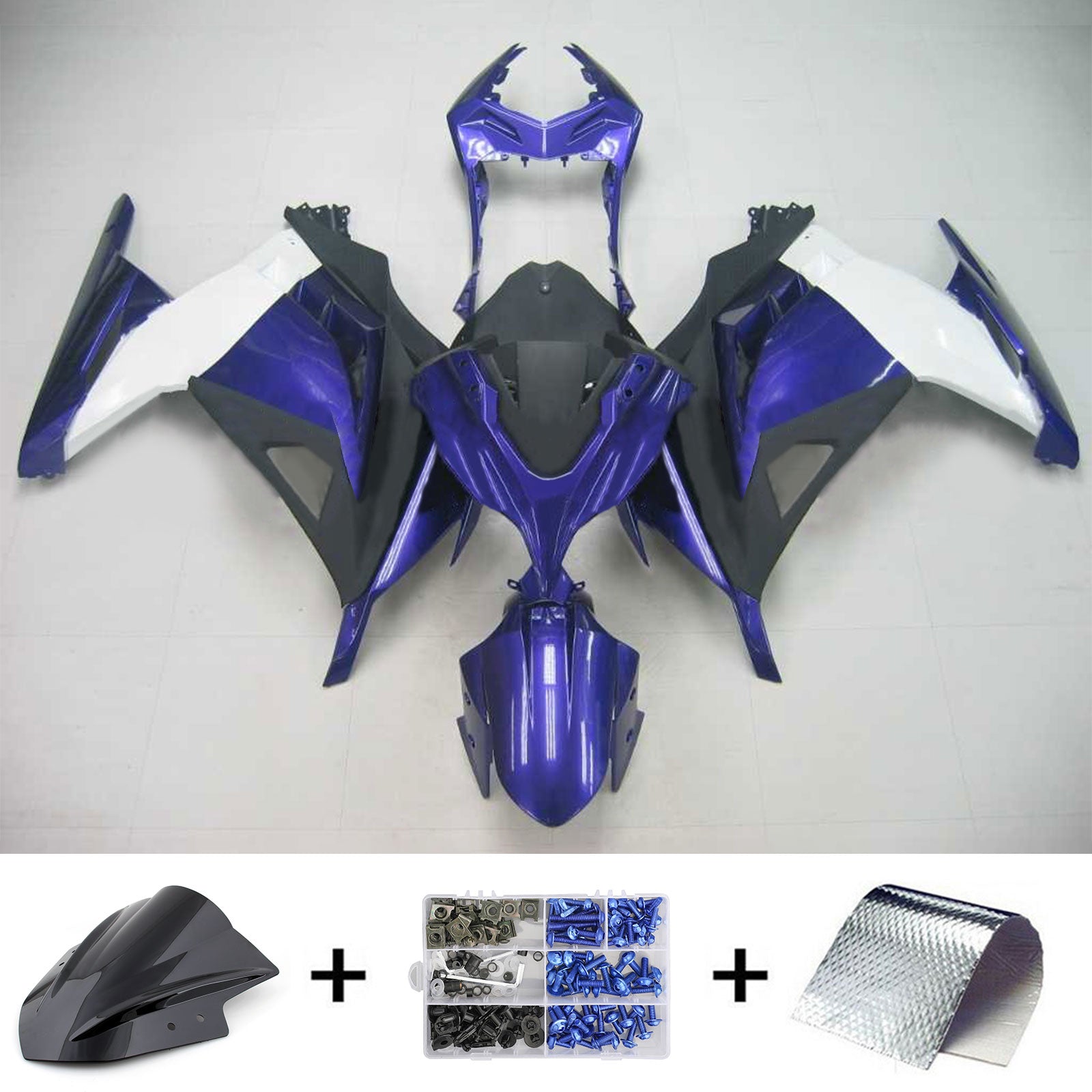 2013-2024 Kawasaki EX300/Ninja 300 Injectiekuipset Carrosserie Kunststof ABS