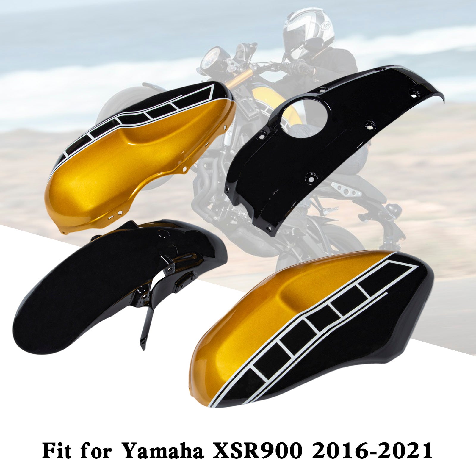 2016-2021 Yamaha XSR900 injectie ABS kunststof carrosseriekuipset 001 #