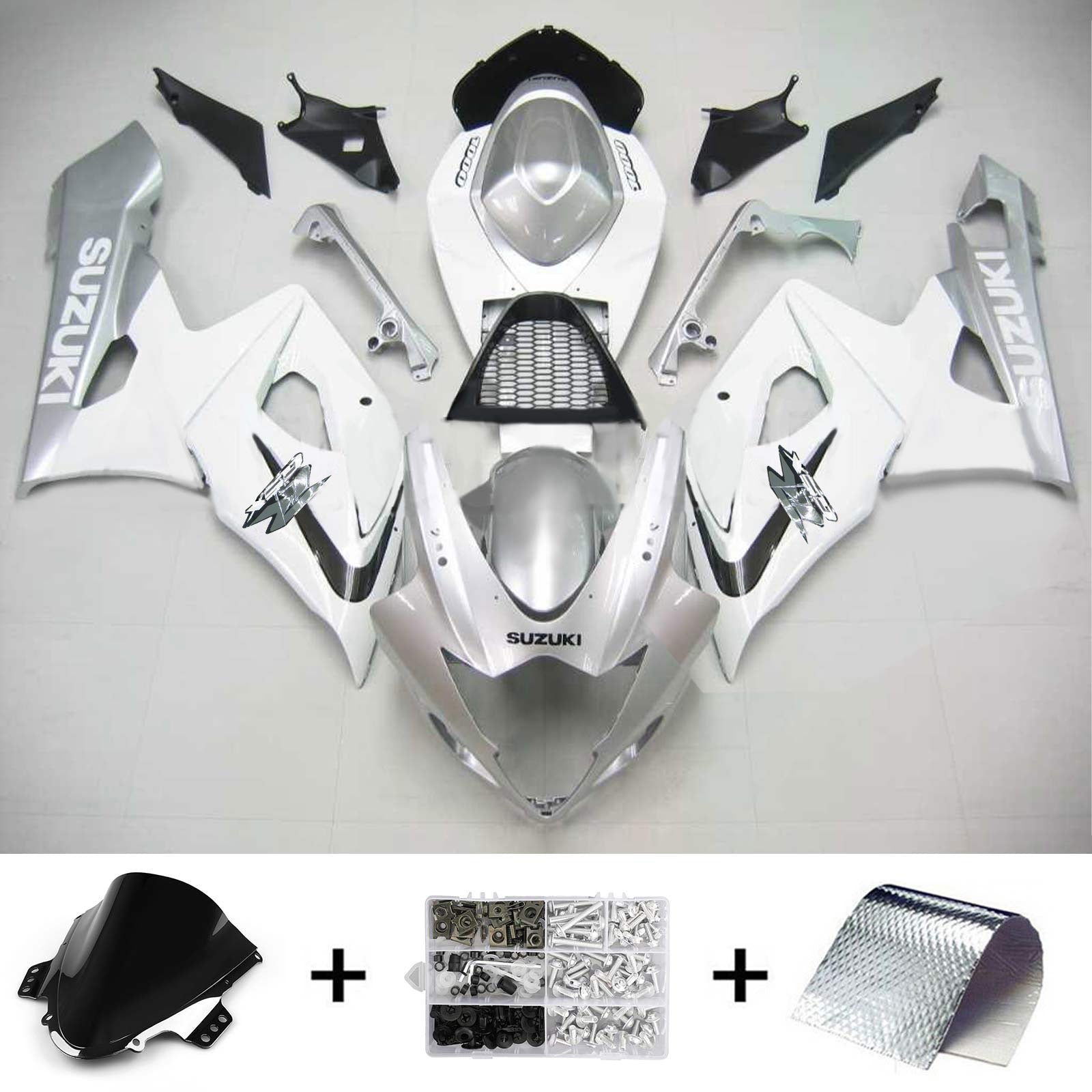 2005-2006 Suzuki GSXR1000 K5 Amotopart Injectiekuipset Carrosserie Kunststof ABS #116