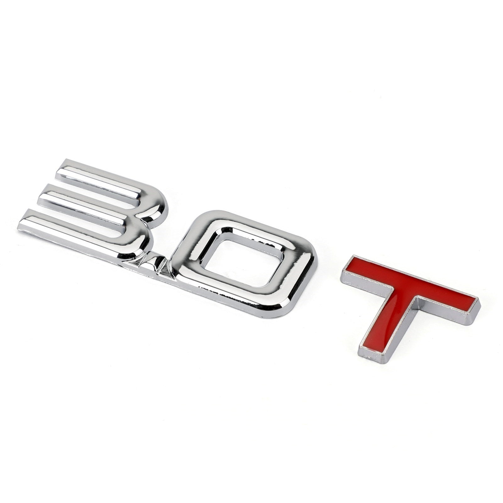 Badge autocollant 3D en métal, 3.0T, pour Audi A3 A4 A5 A6 A7 B6 B7 B8 Q3 Q5 Q7 TT générique