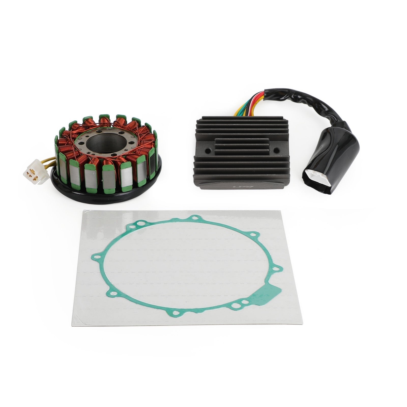 Magneto Stator+Voltage Gelijkrichter+Pakking Voor Honda VFR800Fi Interceptor 800 00-01 Generiek