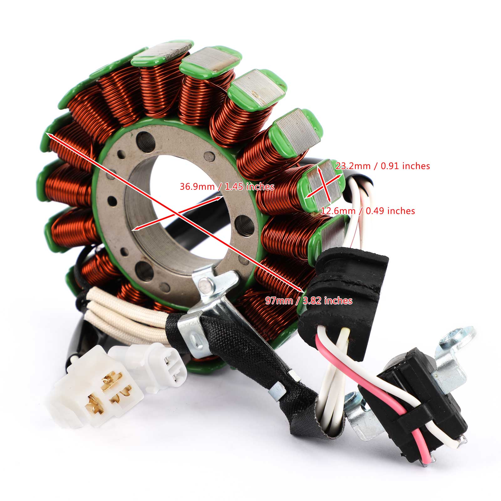 Areyourshop Générateur de stator adapté pour Yamaha YZF-R125 YZF R125 2008-2013 2012 2011 2010 2009