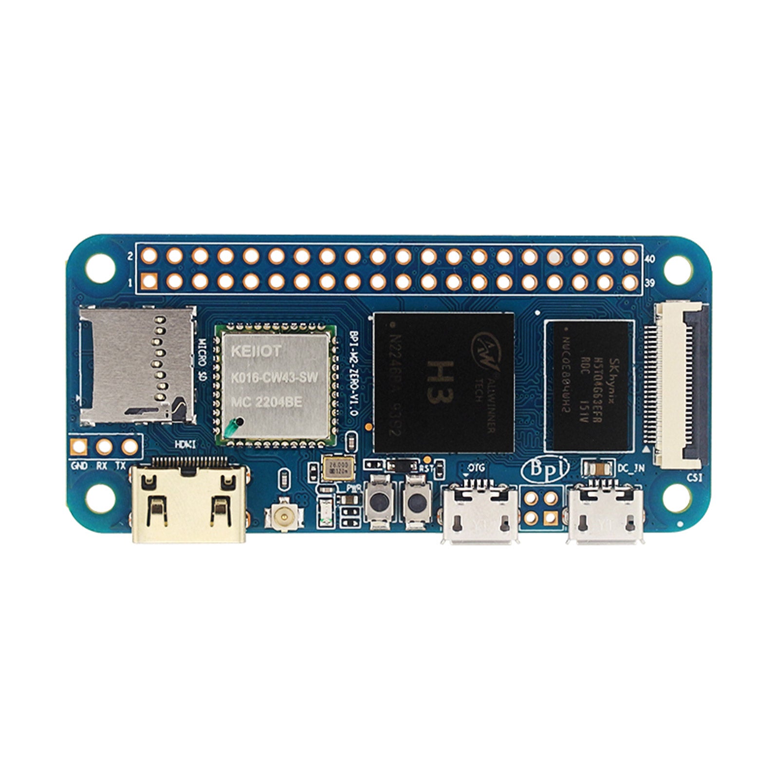 Carte de développement Zero Quad Core, ordinateur monocarte pour Banana Pi, BPI-M2