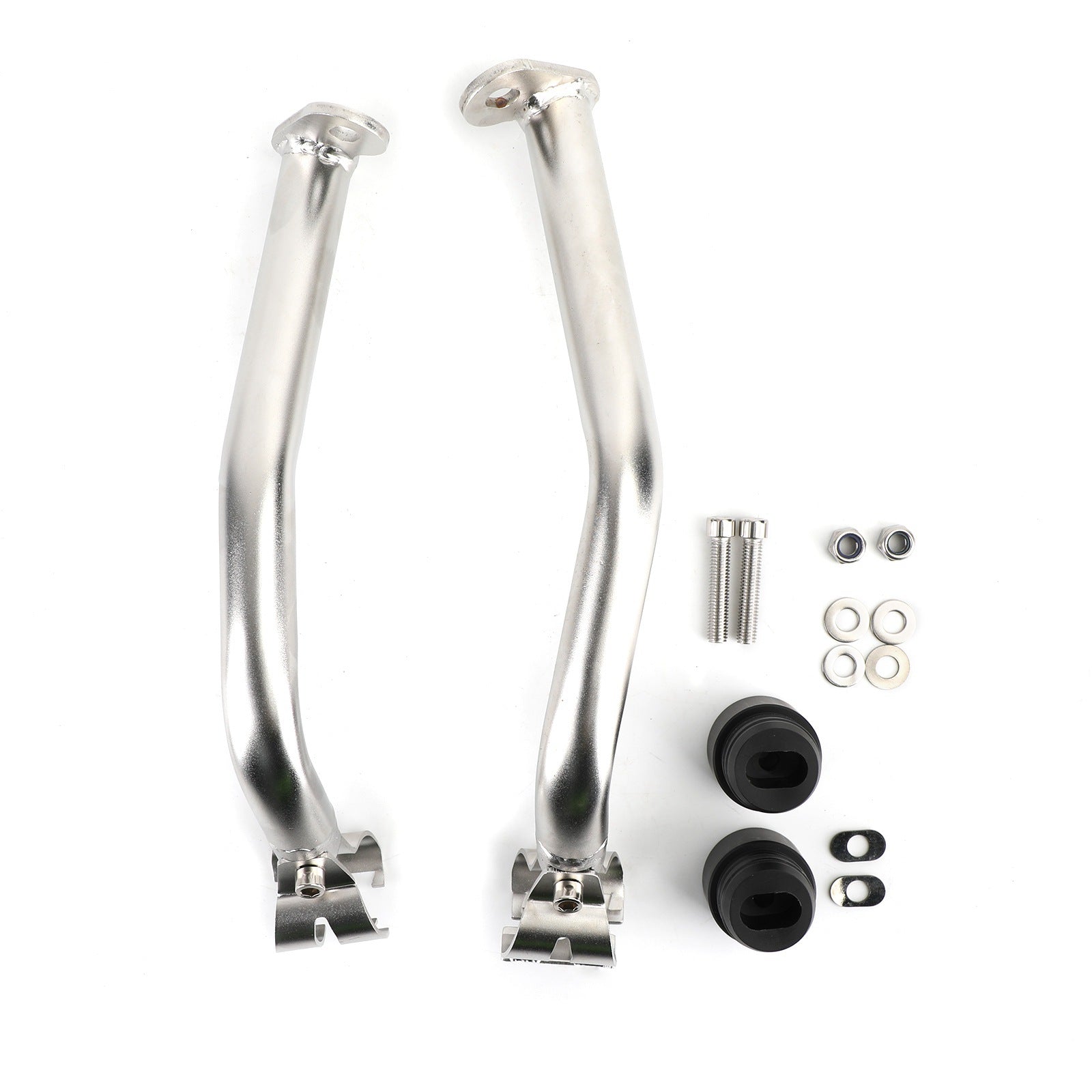 ZILVEREN CILINDER CRASH BARS MOTORBESCHERMER Fit voor BMW R1250GSA 2018-2021 Generiek