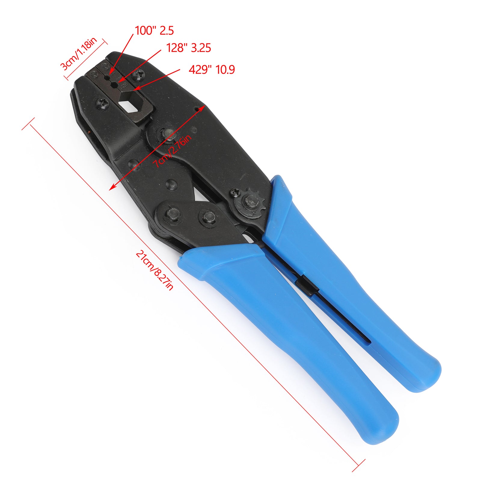 Outil de sertissage hexagonal professionnel, câble Coaxial, Compression multifonctionnelle de 9 pouces pour connecteurs à broches F/coaxiaux/BNC SMA Types RG