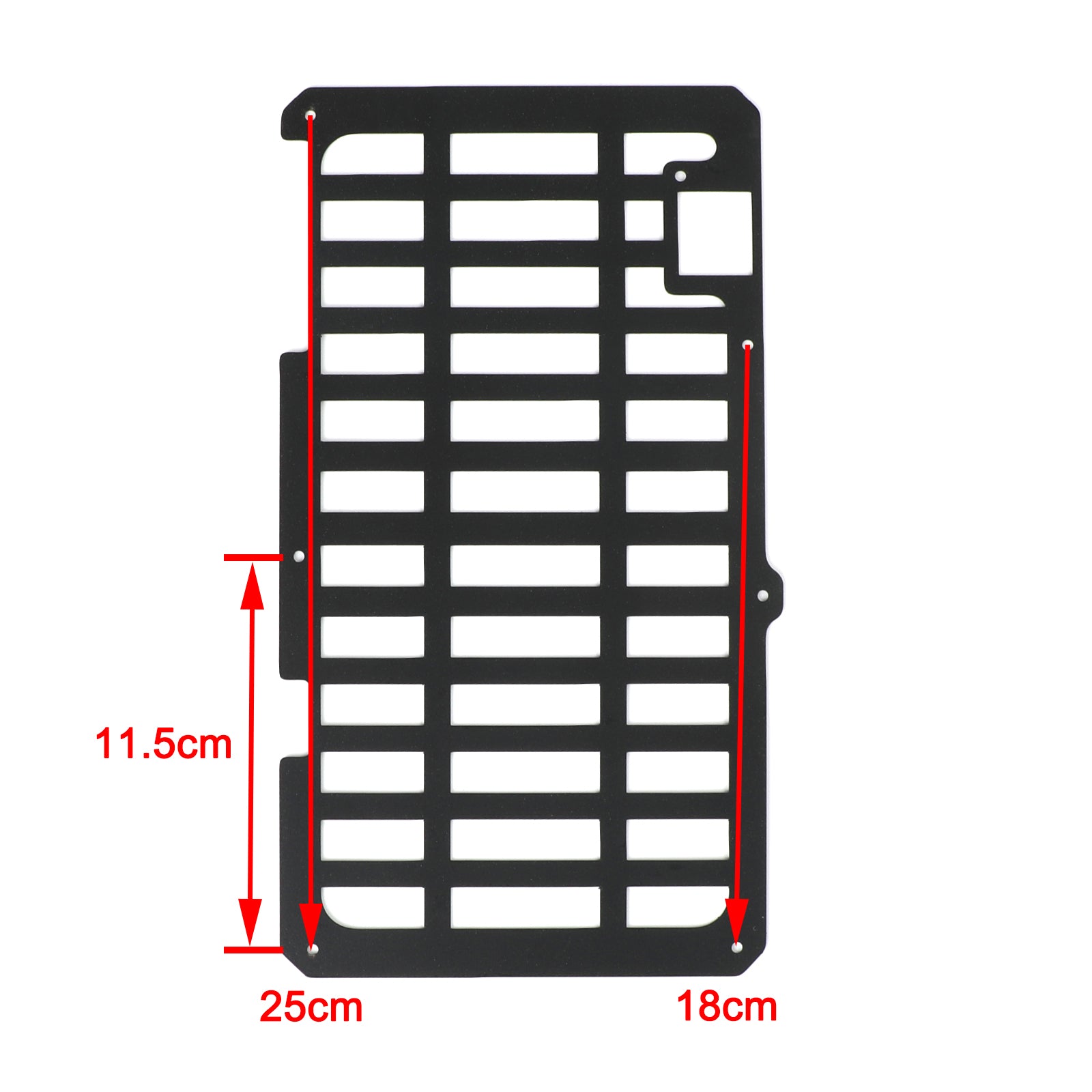 2021-2022 Honda Crf300L Motorcycal Radiator Guard Protector Radiator Cover Zwart Generiek