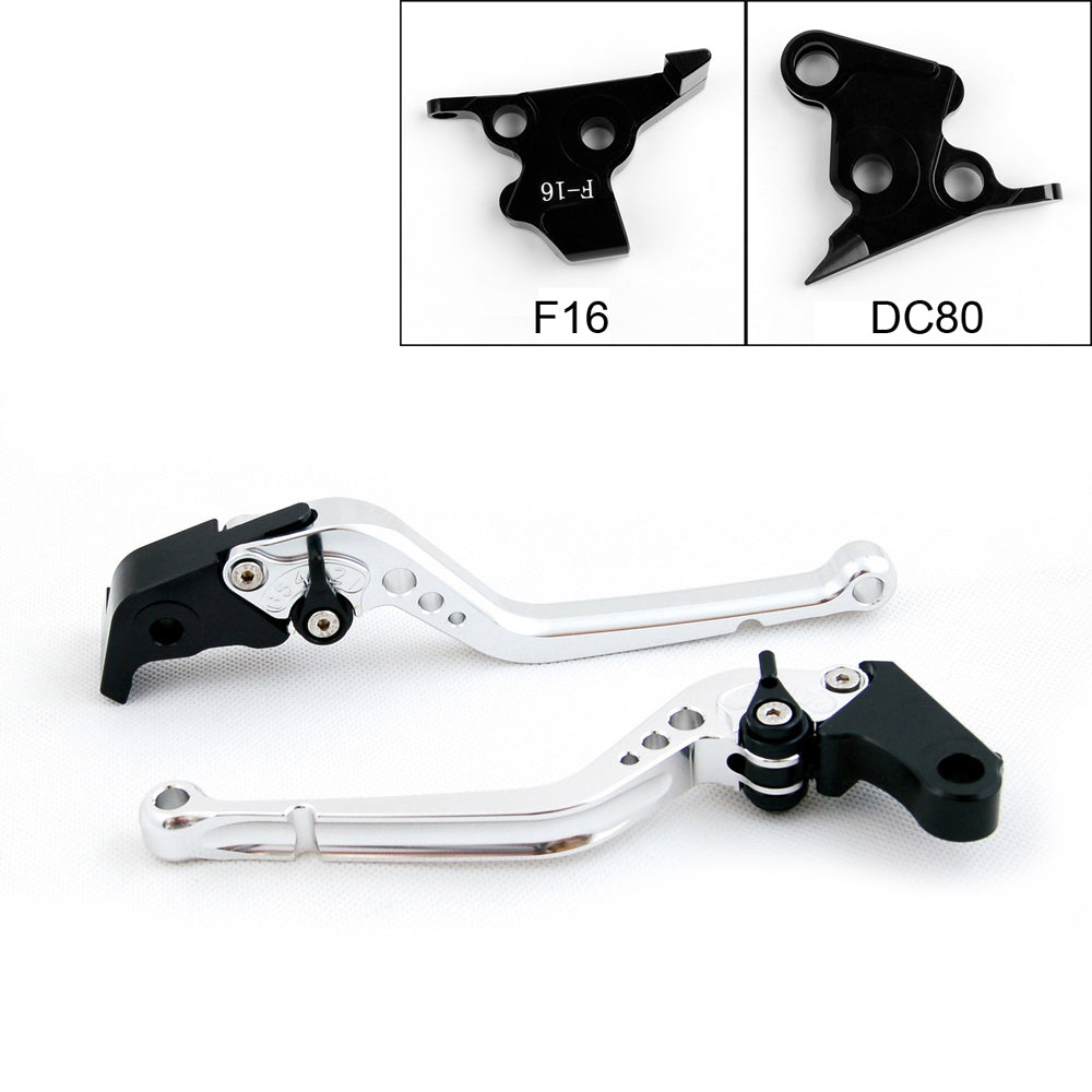 Long Brake Clutch Levers For Moto Breva Griso Norge 1200 Sport Aprilia Black Generic