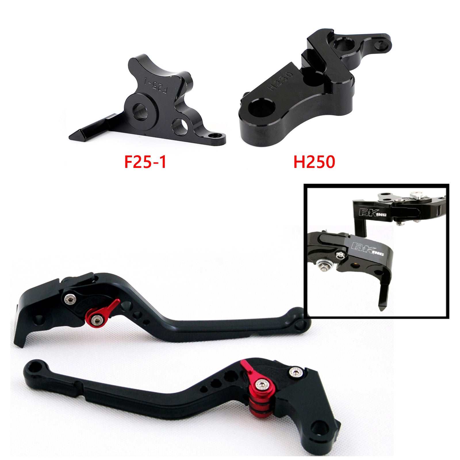 Levier de frein d'embrayage Long adapté à Honda CBR500R/CB500F/X 19-21 CBR300R 19-21