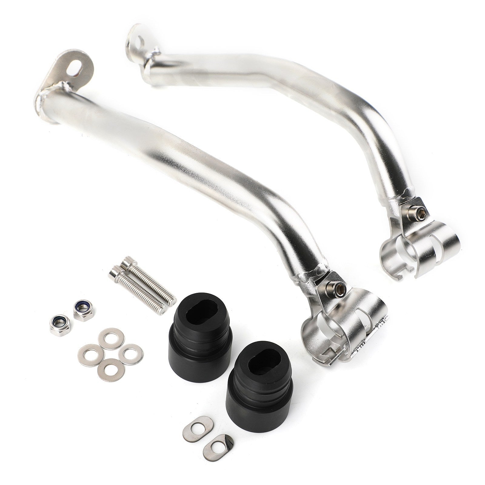 ZILVEREN CILINDER CRASH BARS MOTORBESCHERMER Fit voor BMW R1250GSA 2018-2021 Generiek