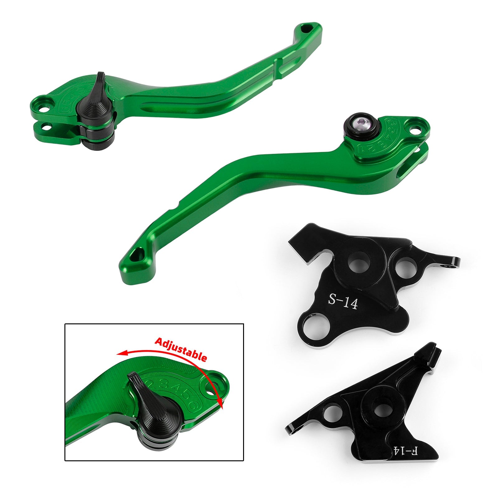 Suzuki GSF650 GSX1250 GSXR1300 DL1000 CNC Short Clutch Brake Lever