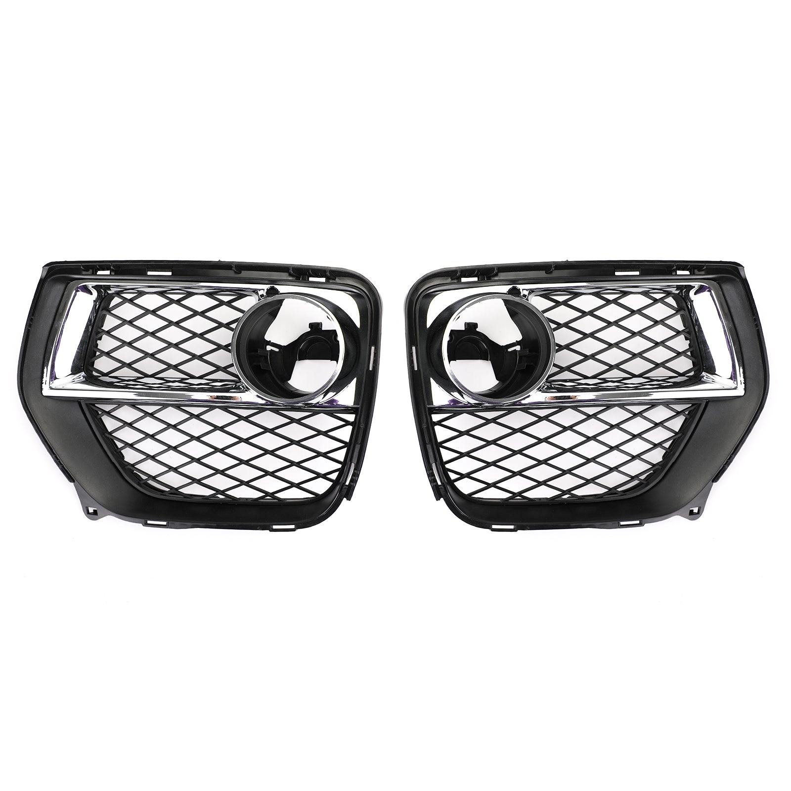 2012-2014 BMW X6 E71 2x Front Bumper Closed Grid Fog Light Grille Left & Right 51117312605 51117312606 Generic