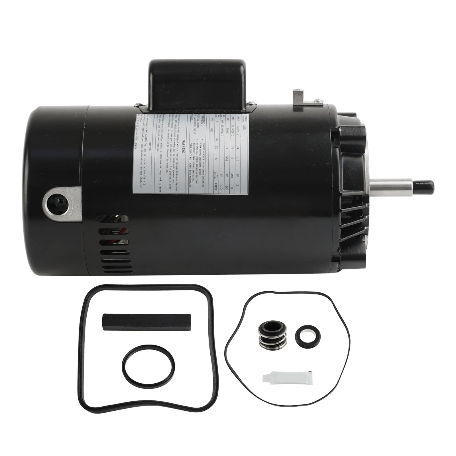 Pool Pump Motor SP2615X20 UST1202 For Hayward Super Pump 2 HP w/GO-KIT-3