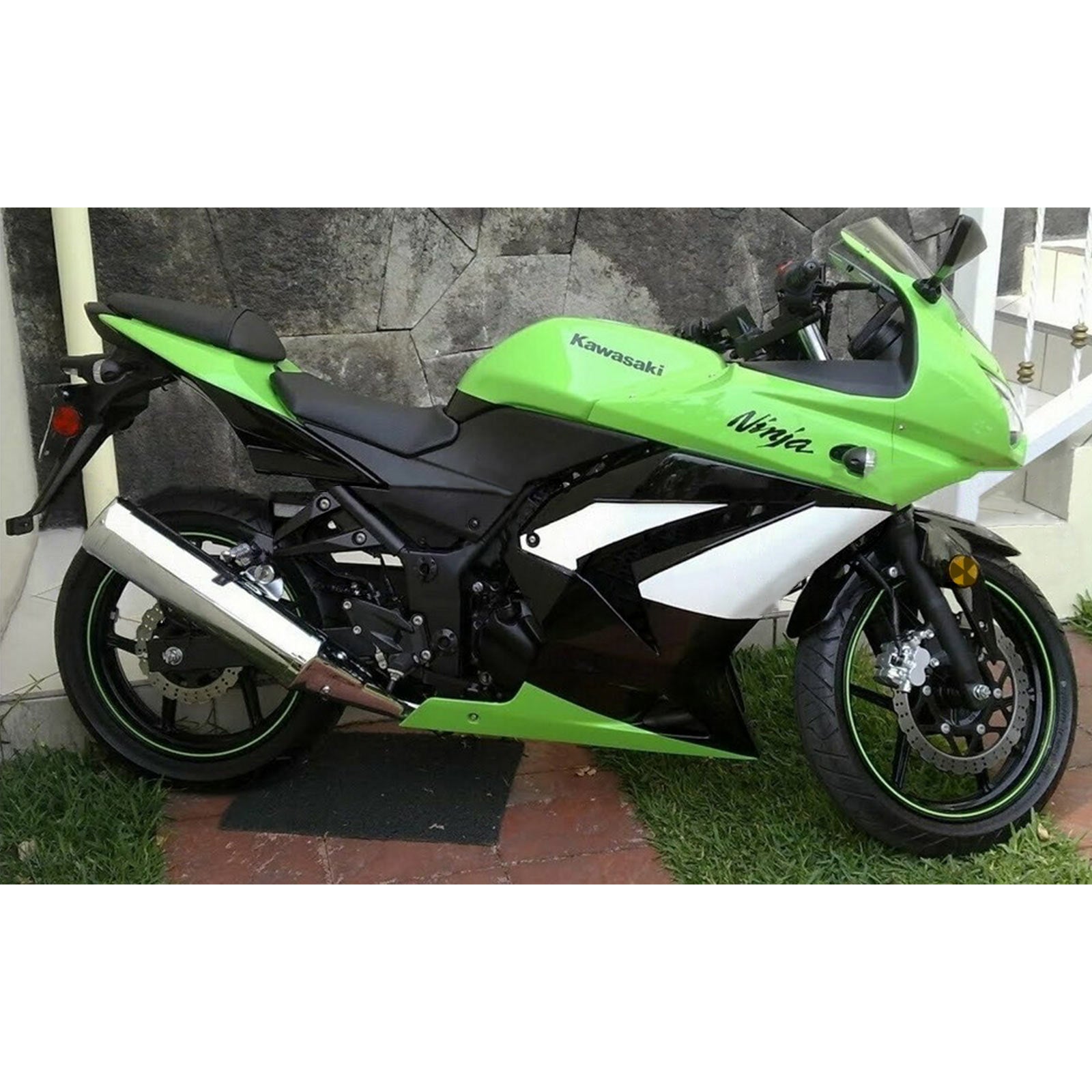 2008-2012 Kawasaki EX250/Ninja250 Injectiekuipset Carrosserie Kunststof ABS