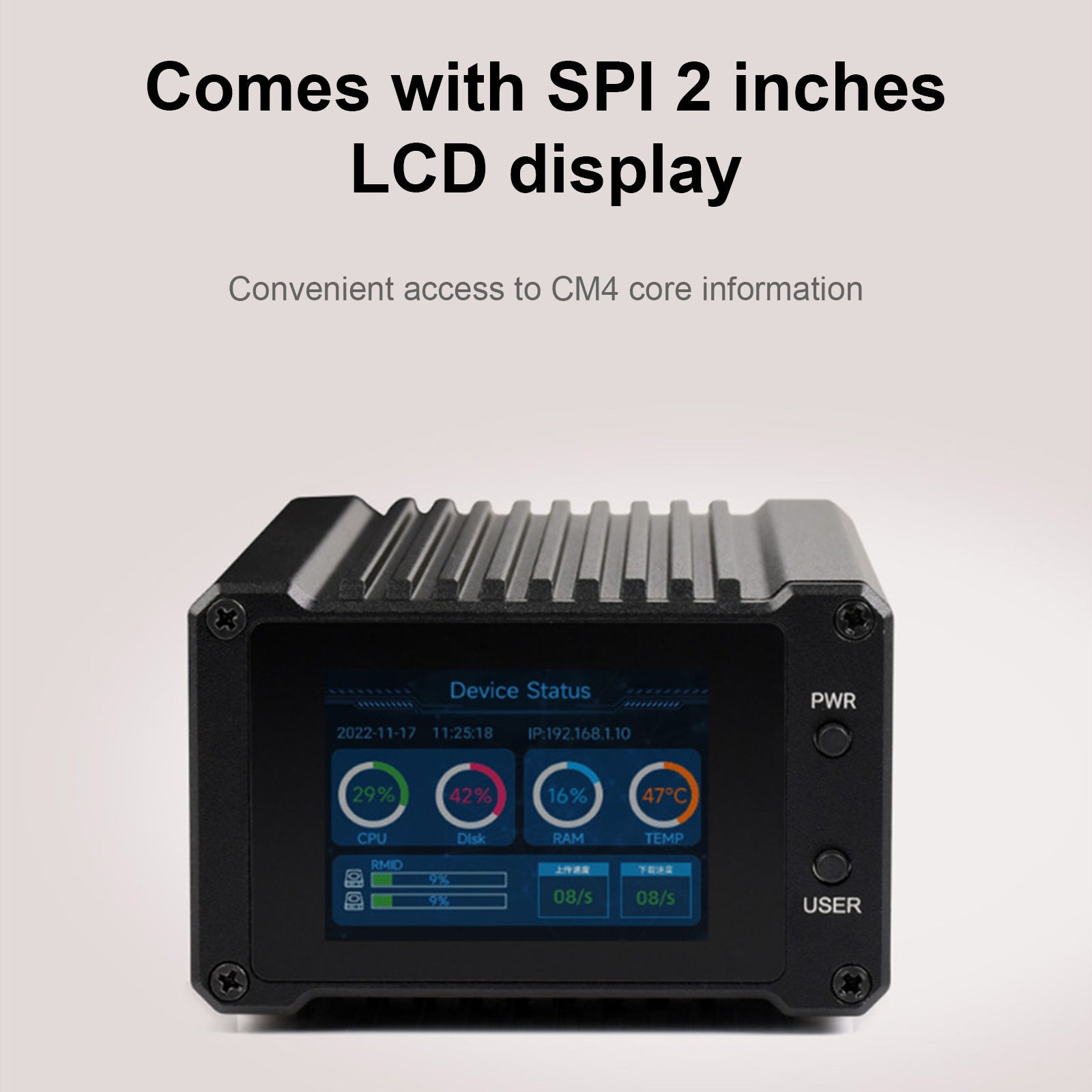 Raspberry Pi CM4 Computing Module NAS Netwerkopslagserver SATA-interface VS