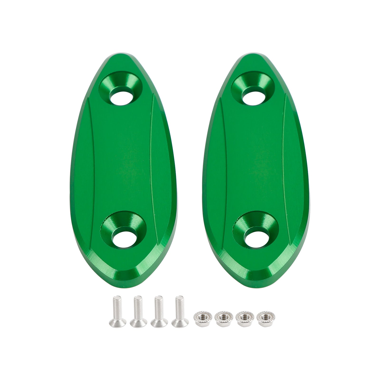 Kawasaki ZX-6R ZX6R 2009-2012 Mirror delete blanking block off plates