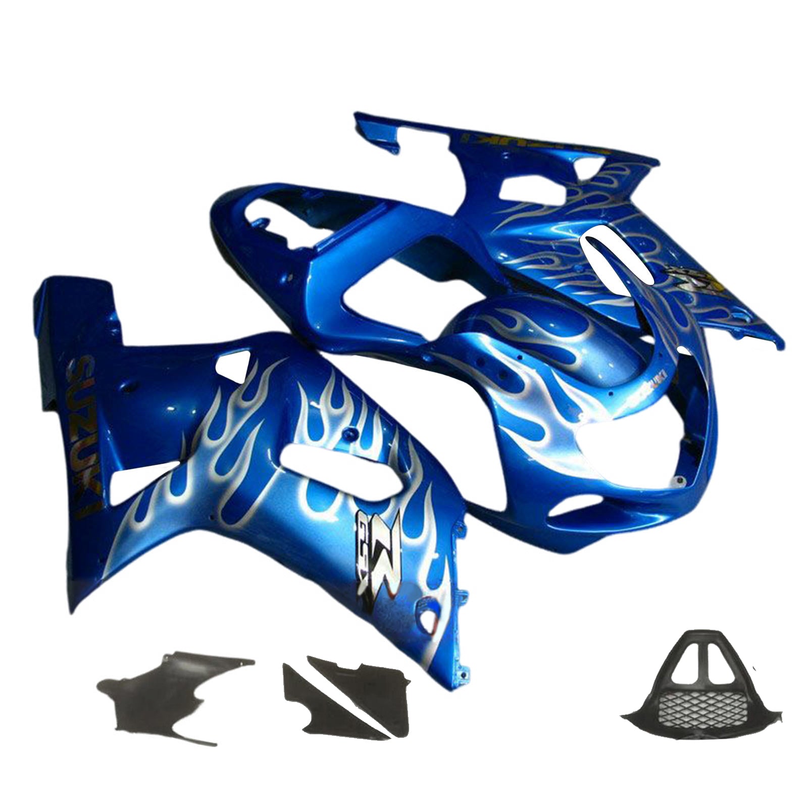 2000-2002 Suzuki GSXR1000 K1 K2 Fairing Kit Bodywork Plastic ABS