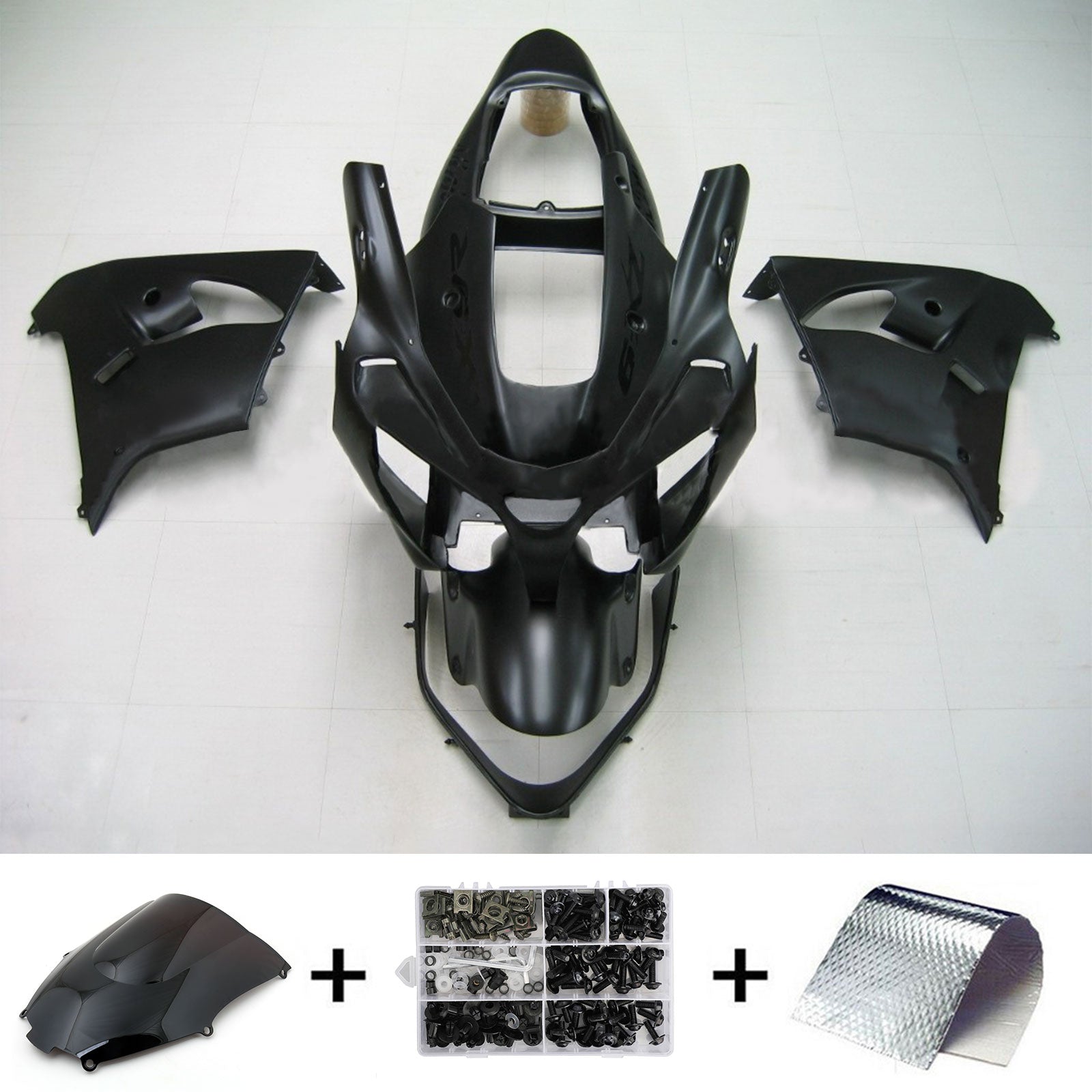 2002-2003 Kawasaki ZX9R Amotopart Injection Fairing Kit Kawasaki Plast ABS #118