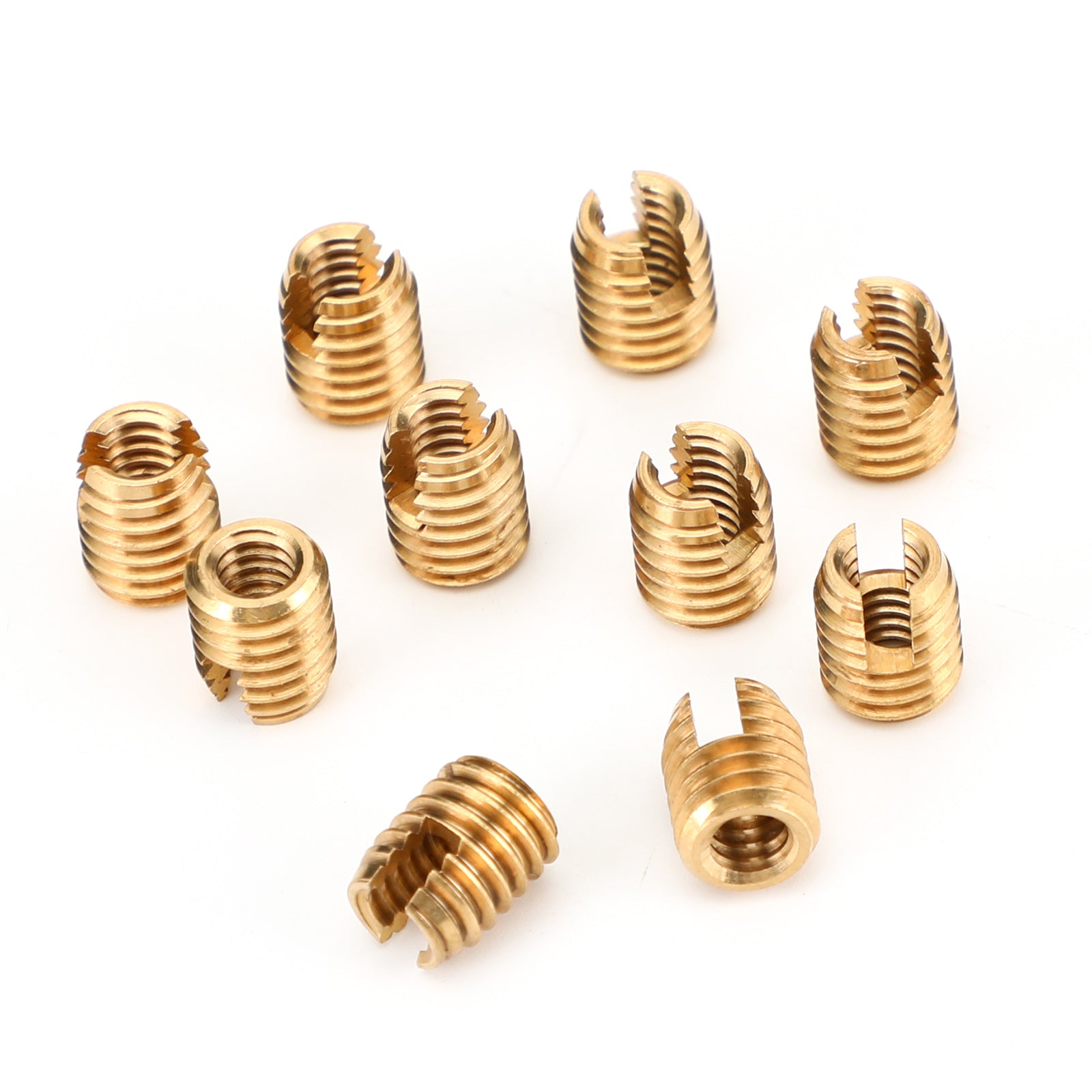 10pcs Batwing Fairing Brass Thread Cutting Inserts Repair Kit For Touring 97-13