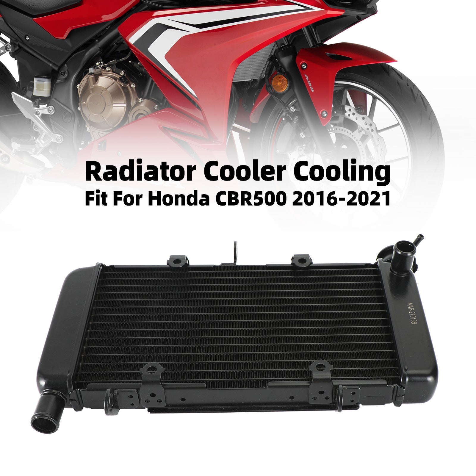 Honda CBR500 CBR 500 2016-2021 Aluminium Radiator Koeler Fedex Express