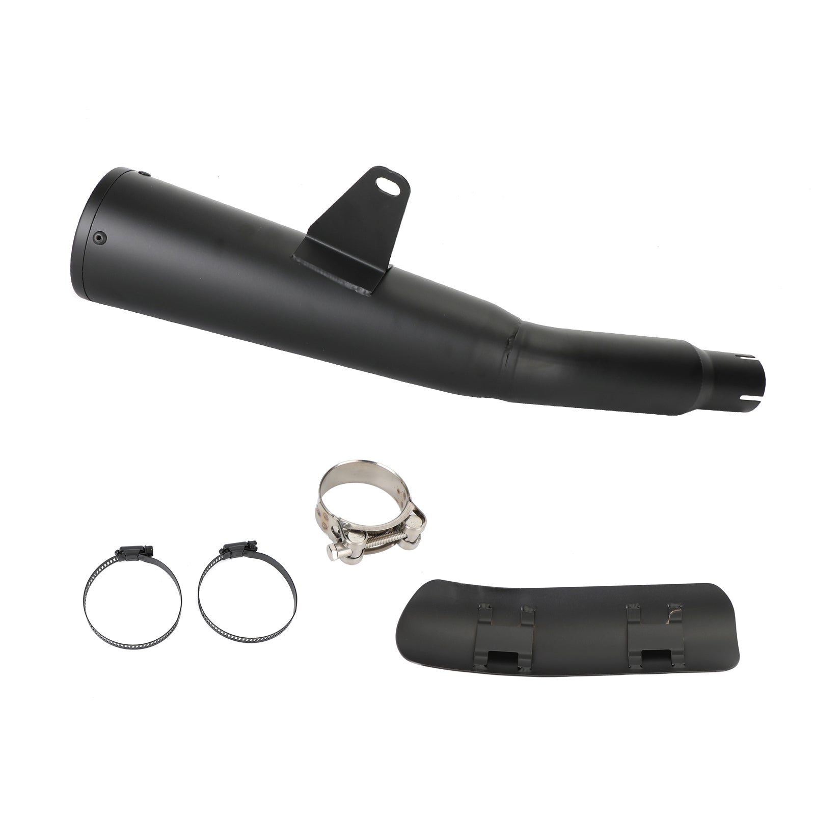 Steel Pipe Slip On Exhaust Muffler Black Fits For Honda Rebel Cm Cmx 1100 21-23