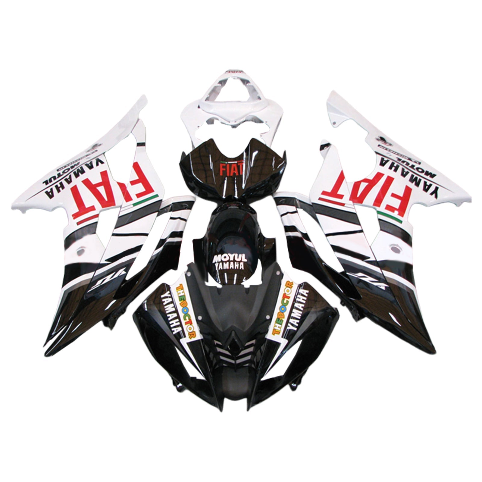 2008-2016 Yamaha YZF 600 R6 Kit de carenado Carrocería Plástico ABS