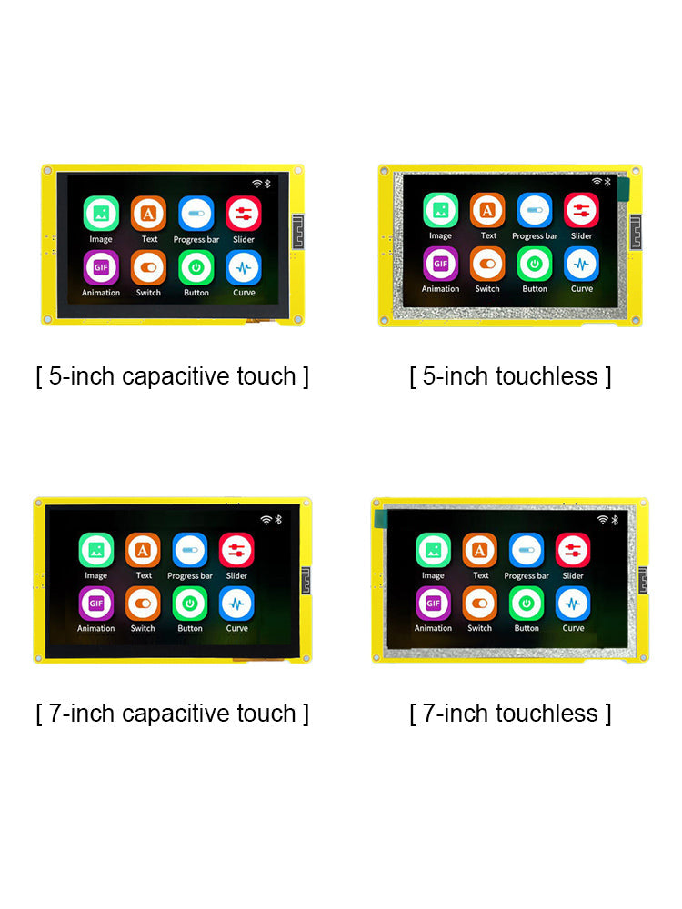 ESP32-S3 ontwikkelingsbord 5 "7" LCD capacitief scherm Wifi Bluetooth MCU LVGL