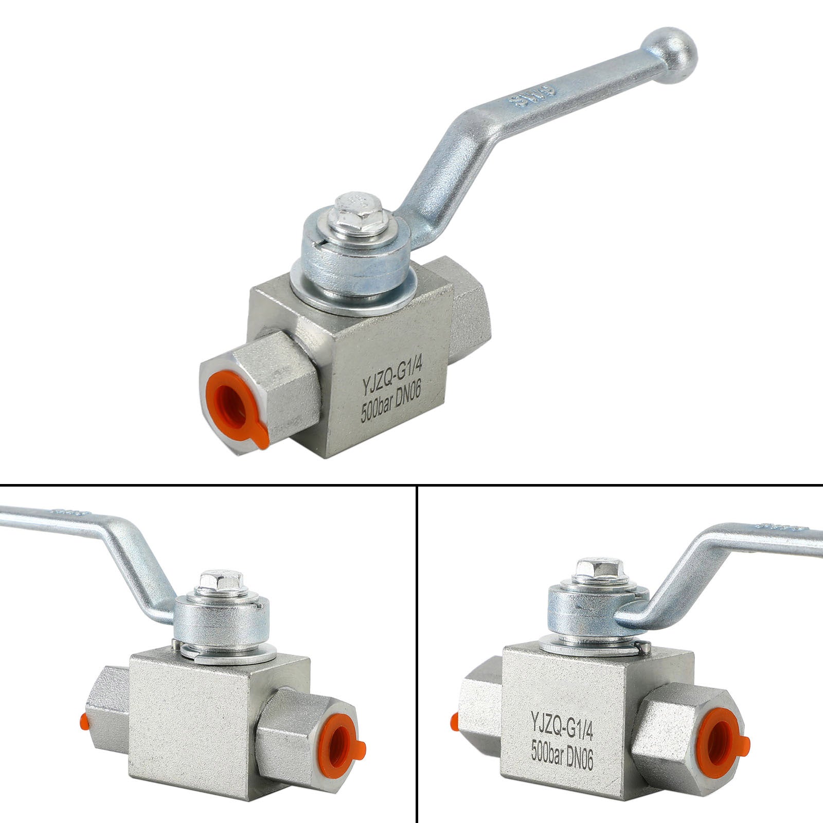 2 Way Hydraulic Ball Valve 1/4" NPT Female High Pressure Ball Valve