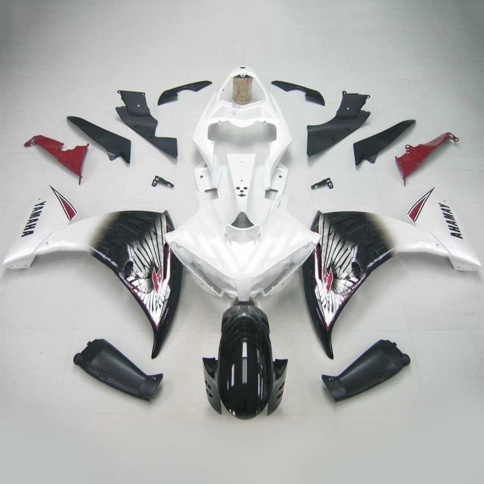 2012-2014 Yamaha YZF 1000 R1 Amotopart Kit de carénage d'injection carrosserie plastique ABS #104