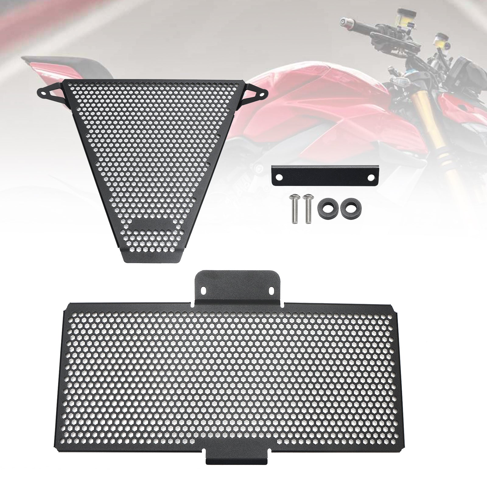 Ducati Streetfighter V2 2022-2023 Couvercle de protection de radiateur Protecteur de radiateur