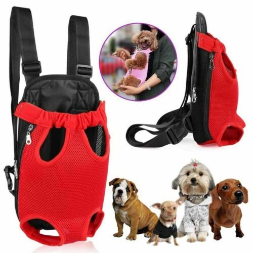 Portable Mesh Pet Dog Carrier Puppy Backpack Travel Carrying Bag Shoulder Bag