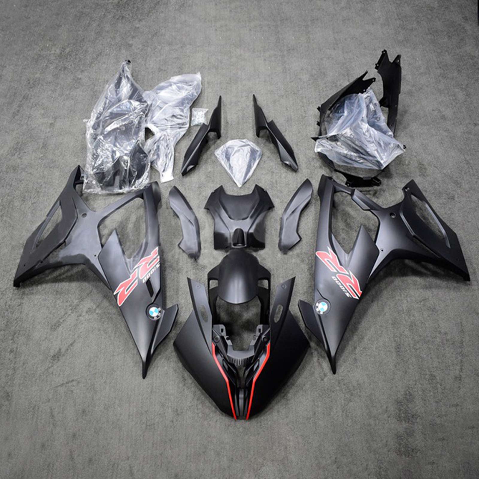 2019-2022 BMW S1000RR Amotopart Injection Fairing Kit Bodywork Plastic ABS #116