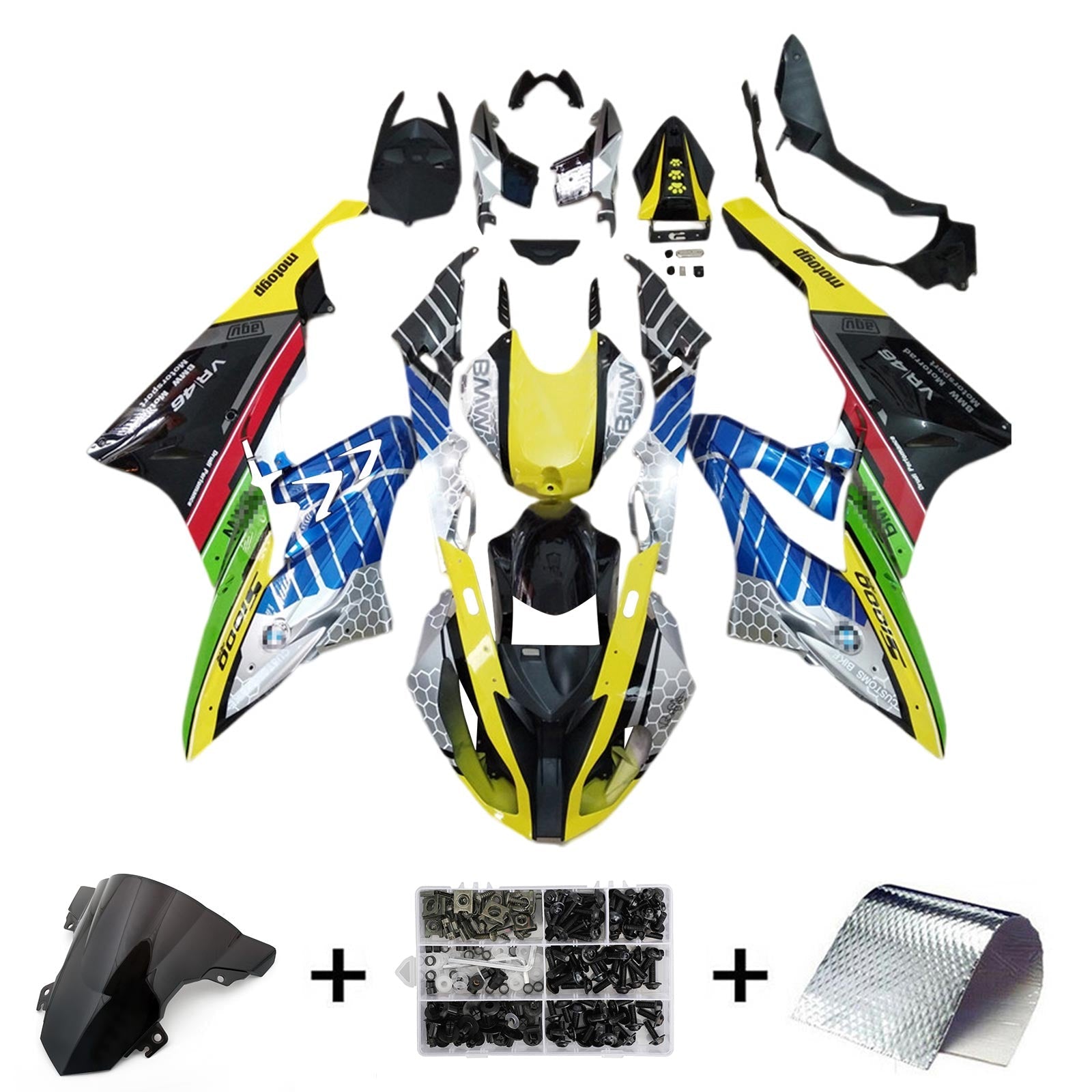 2017-2018 BMW S1000RR Fairing Kit Bodywork Plastic ABS