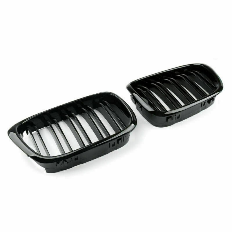 2001-2004 BMW 5 Series E39 Front Gloss Black Kidney Hood Grille Grill Generic