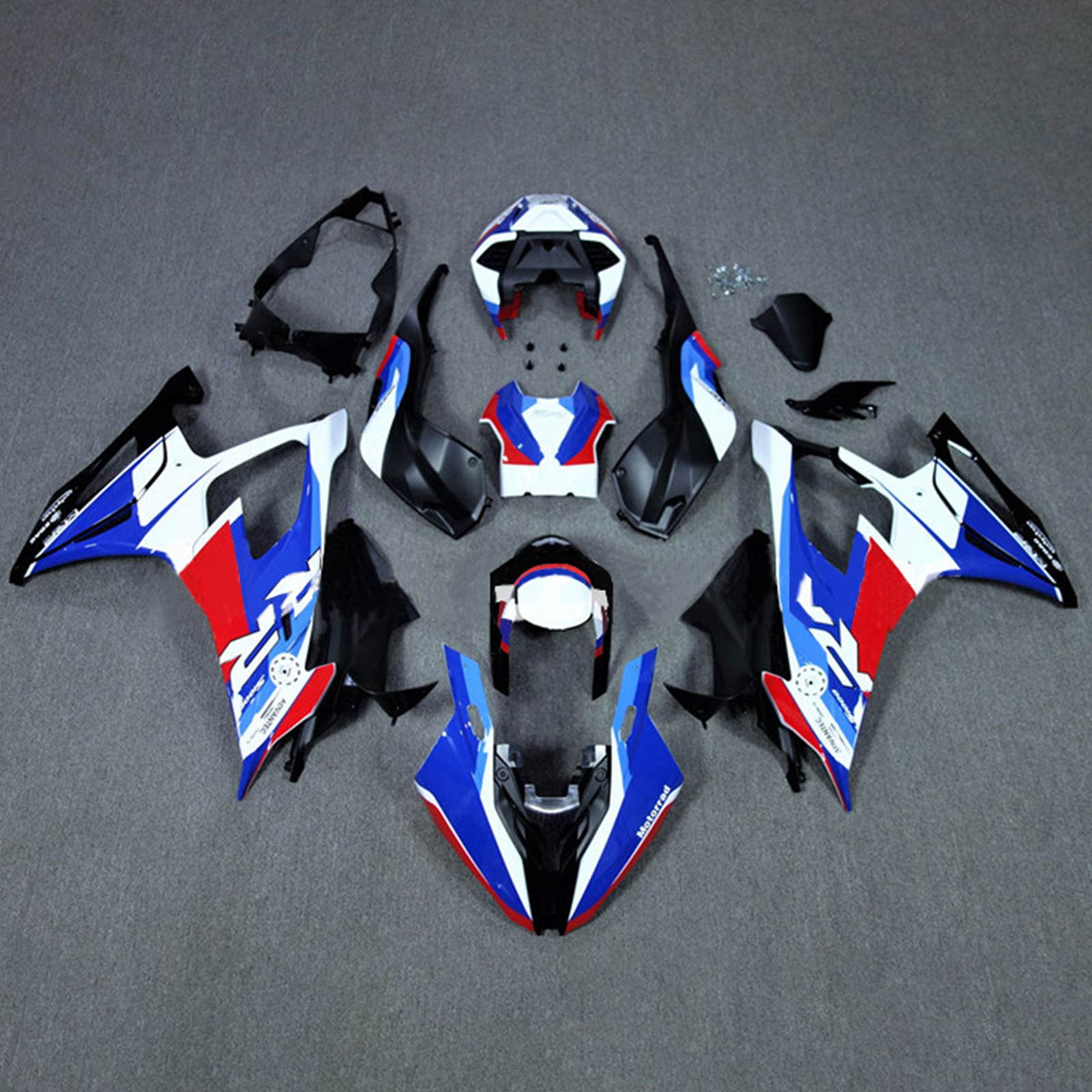 2019-2022 BMW S1000RR Amotopart Injection Fairing Kit Bodywork Plastic ABS #102