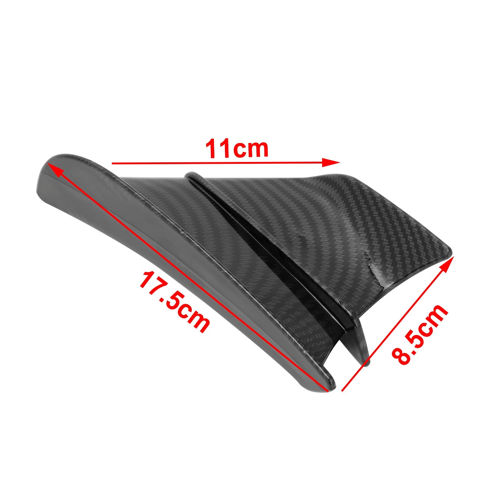 Winglet Wind Fin Aerodynamische Kit Spoiler Trim Cover Voor Motorfiets Universeel