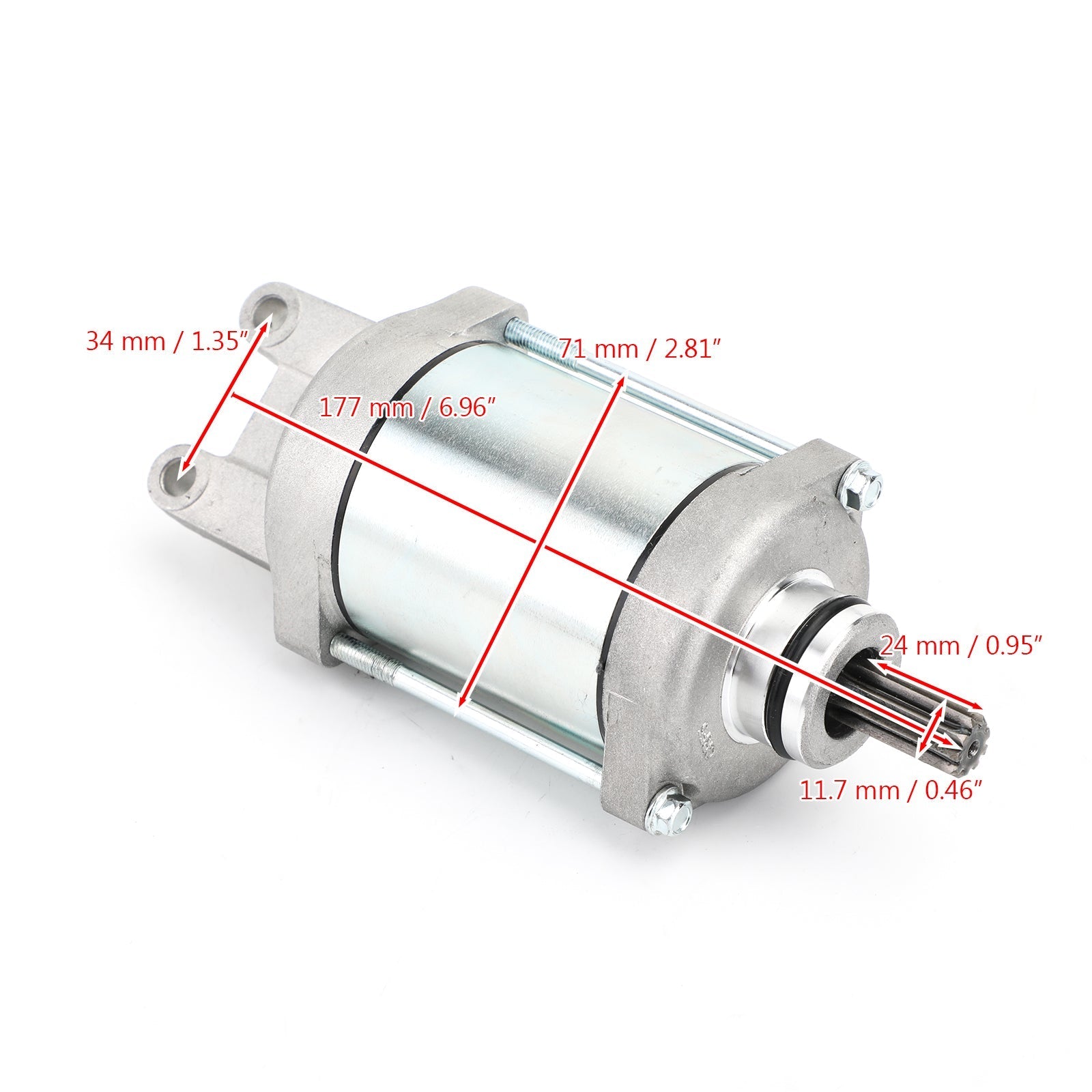 Starter Motor for Honda TRX700 TRX700XX ATV 08-09/2011 31200-HP6-A01 495719 Generic