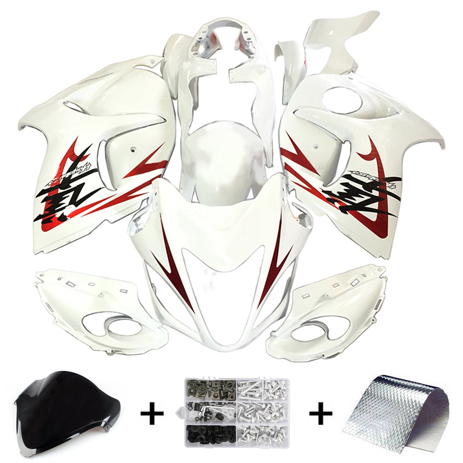 2008-2020 Suzuki Hayabusa GSX1300R Kit de carenado Carrocería Plástico ABS