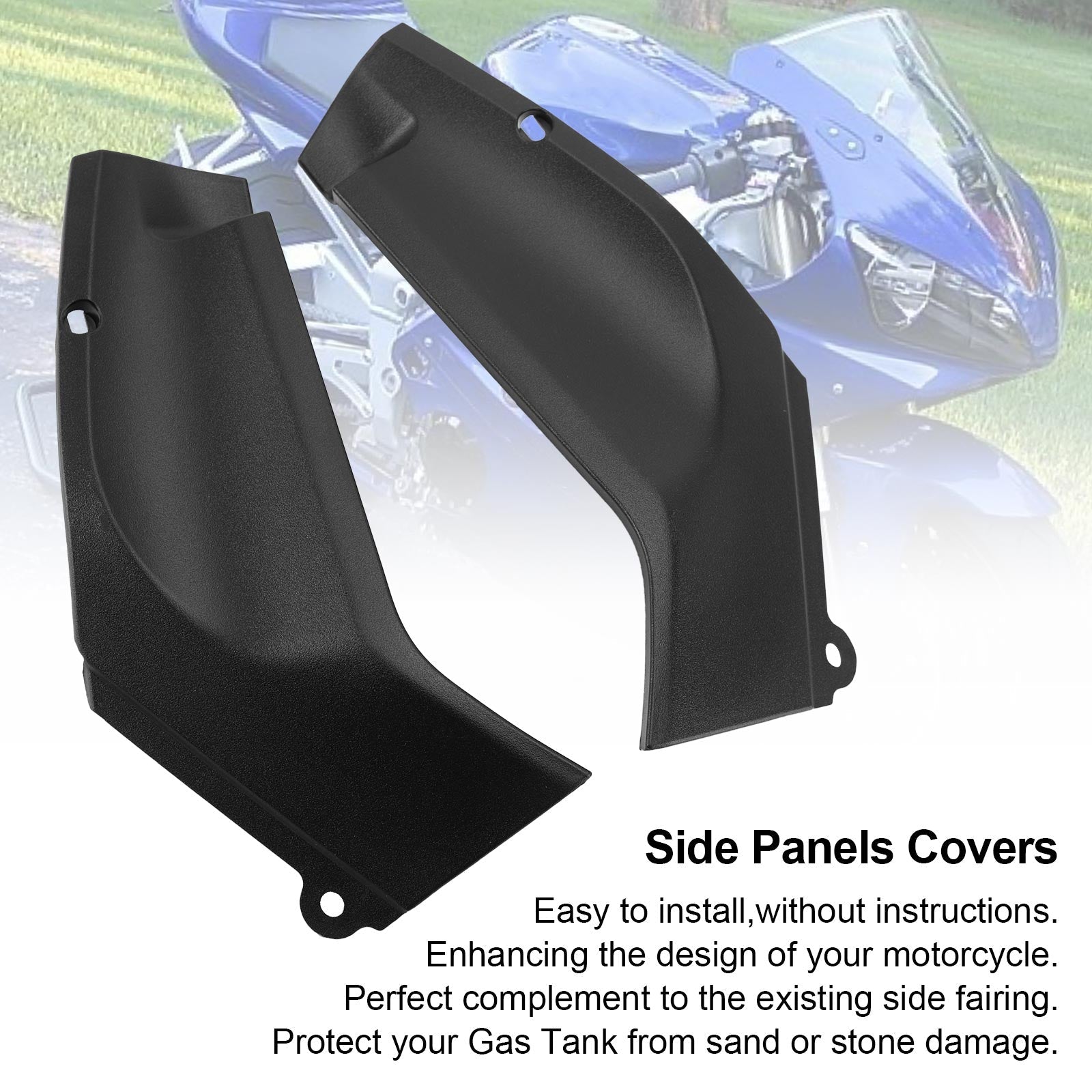 Gas Tank Side Trim Cover Panel Fairing Cowl for Yamaha YZF R1 1998-2001 1999