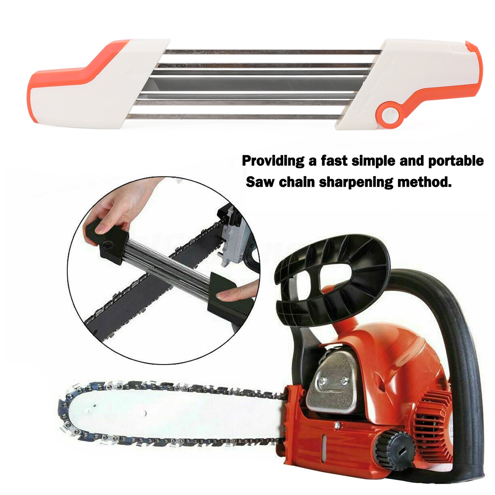 4-5.5mm 2 In 1 5 Best Easy File Chainsaw Chain Sharpening Tool Kit For Stihl F2