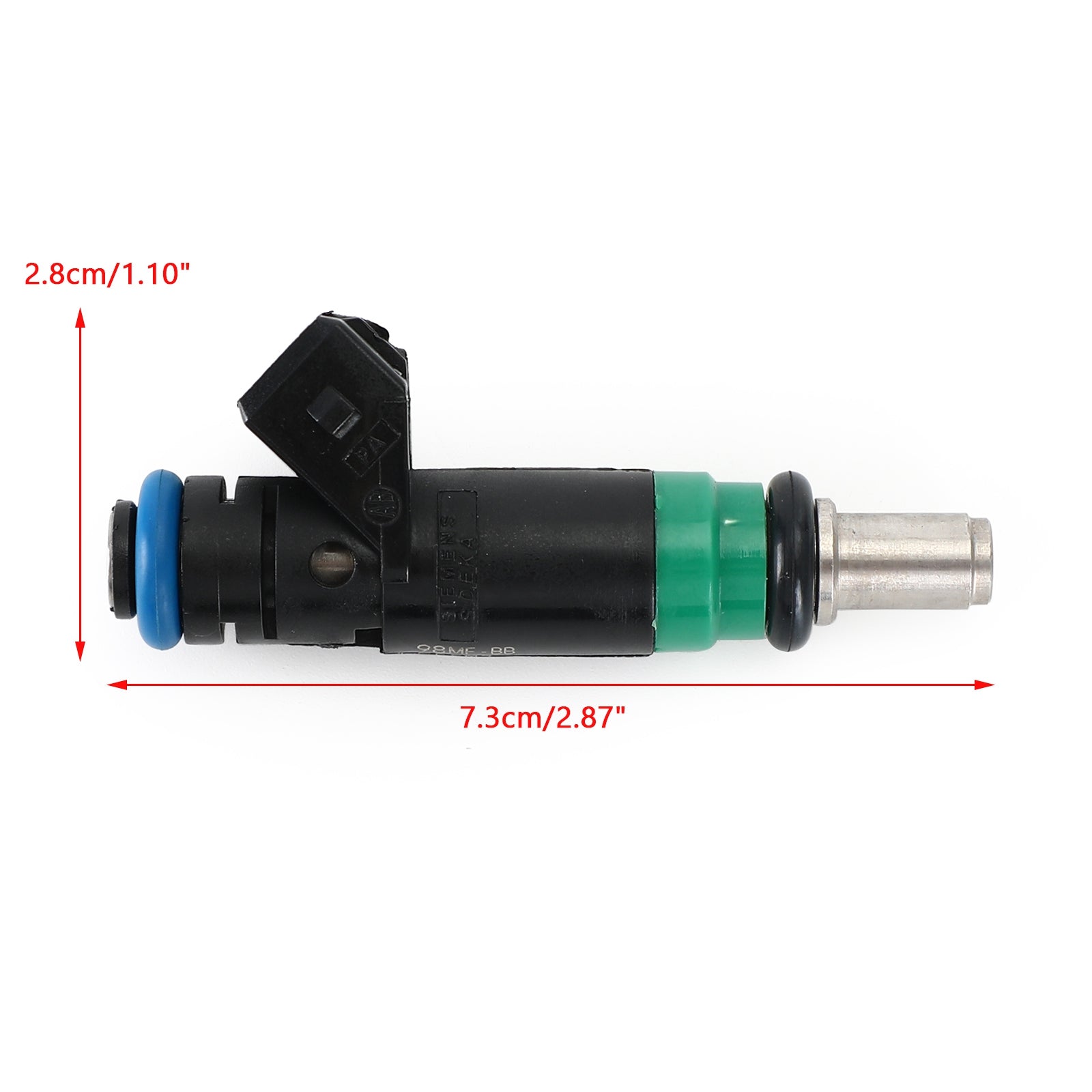 1pcs Fuel Injectors 98MF-BB Fit for Ford Fiesta V 2001-2008 Fusion 2002-2012 1.4L Generic