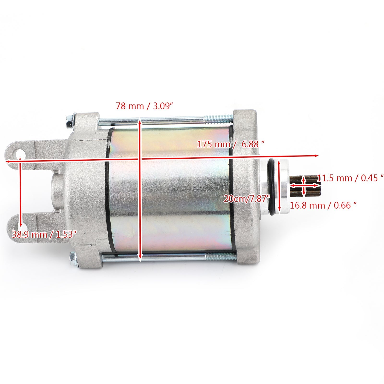 NIEUWE STARTER fit voor KYMCO SCOOTERS 31210-KHE7-9000-M1, 00128750, 31210-KHE7-90A Generieke